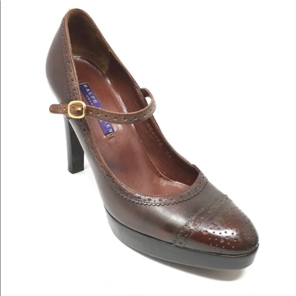 Ralph Lauren Platform Mary Jane Heel Size 6.5